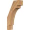 Ekena Millwork 3 1/2"W x 10"D x 18"H Merced Smooth Knee Brace, Western Red Cedar BRC04X10X18MRC00SWR - alternate 1
